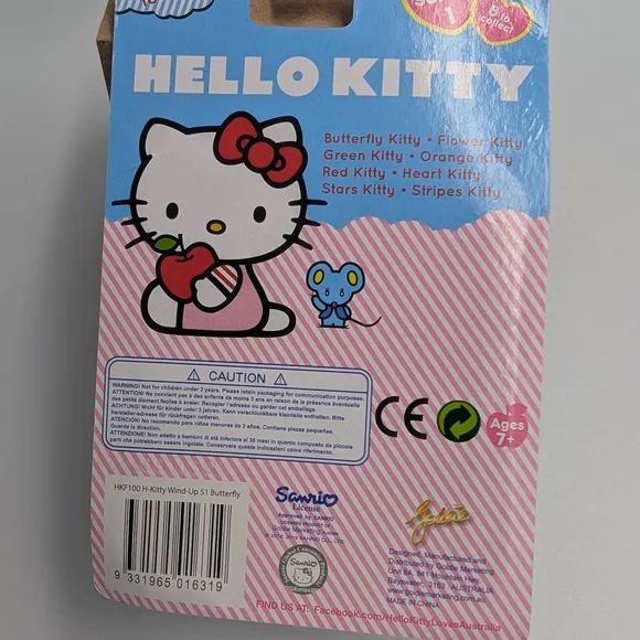 Hello Kitty Wind-Up Walkies - Red, Blue, White - Picture 4 of 4